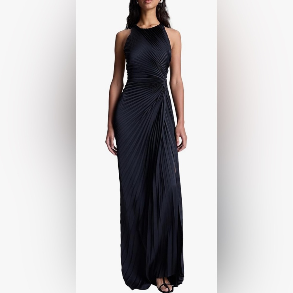 ALC Black Satin Reagan Gown